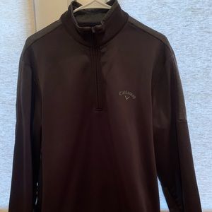 Name brand Callaway, male, half zip pullover